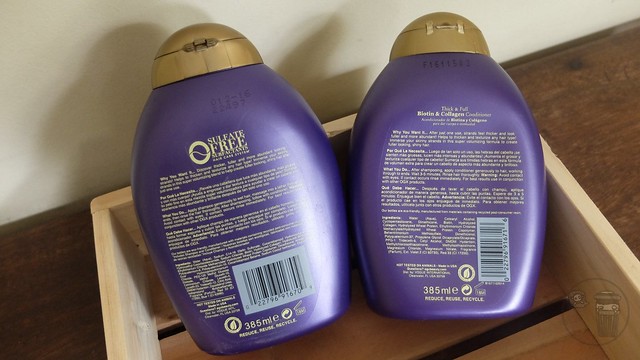 ogx beauty shampoo and conditioner for fine hair