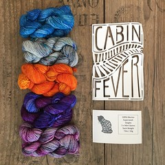 Cabin Fever installment of Smudge Yarns Spring club is a feast for the eyes!