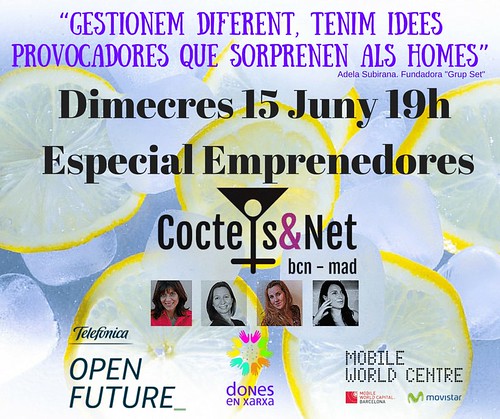 VI Coctels&Net Especial Emprenedores 15 Juny Bcn 19h