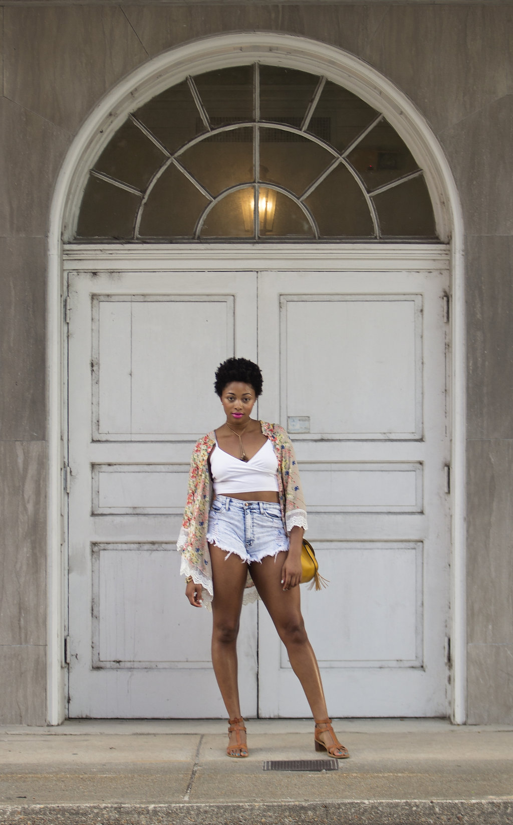 summer style, how to style denim shorts