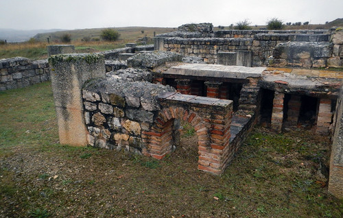 Roman Bathhouse at Clunia in Spain