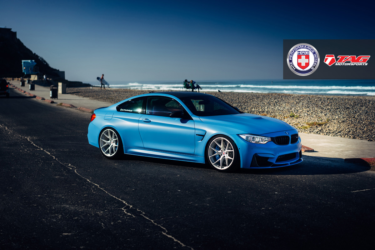 BMW M4 with HRE P101 in Brushed Ice - Linhbergh (4)