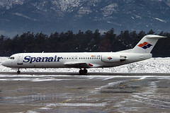 Spanair Fokker 100 EC-JOM GRO 28/01/2006