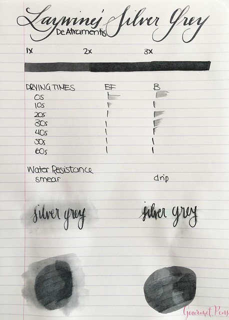 Ink Shot Review @Laywines Silver Grey 1