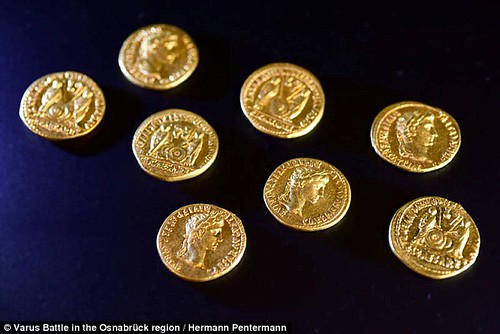Roman gold coins found in Germany
