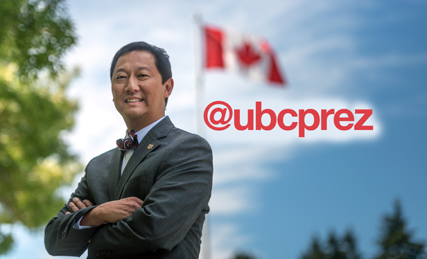 Santa Ono is the new president of the University of British Columbia