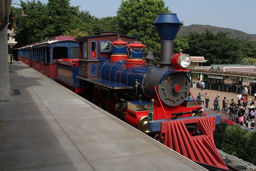 Locomotive #1 'Walter E. Disney' on the Hong Kong Disneyland Railroad
