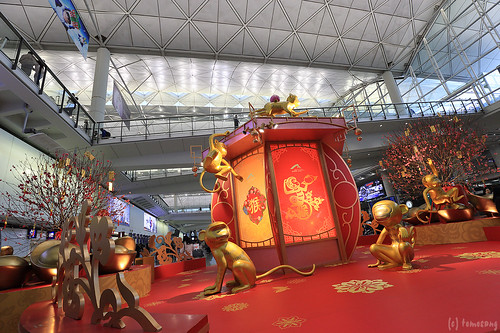 Chinese New Year at Hong Kong International Airport