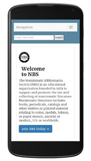 NBS web site mobile