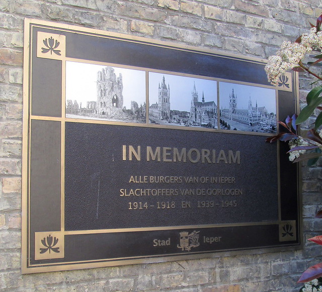 Ypres War Memorial Dedication