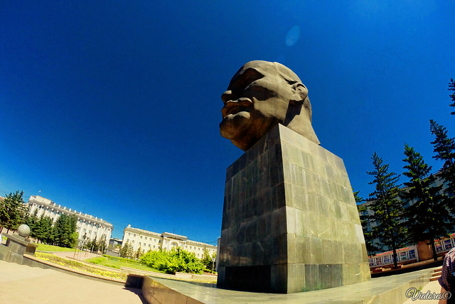 Lenin Head. Ulan-Ude. Russia