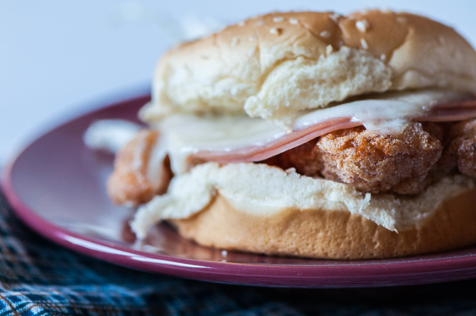 Chicken Cordon Bleu Sandwiches 7