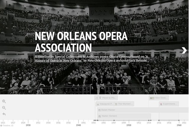 New Orleans Opera Timeline Screenshot