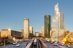 View of la Defense Financial District from Pont de Neuilly