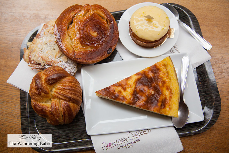 Our tray of sweets for breakfast