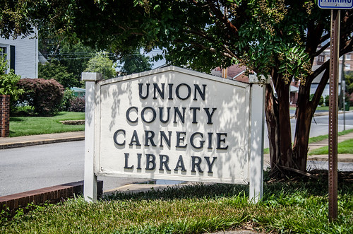 Union Carnegie Library Sign