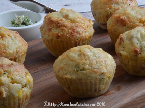 Corn and Bacon Muffins with Herb Butter (2)
