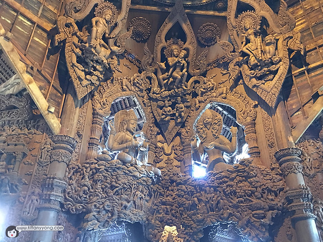 Wooden Carvings Sanctuary of Truth Pattaya