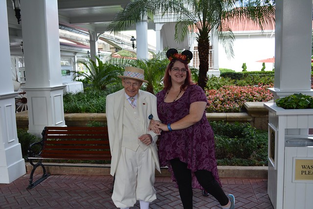 Kristen and Richard The Grand Floridian Greeter