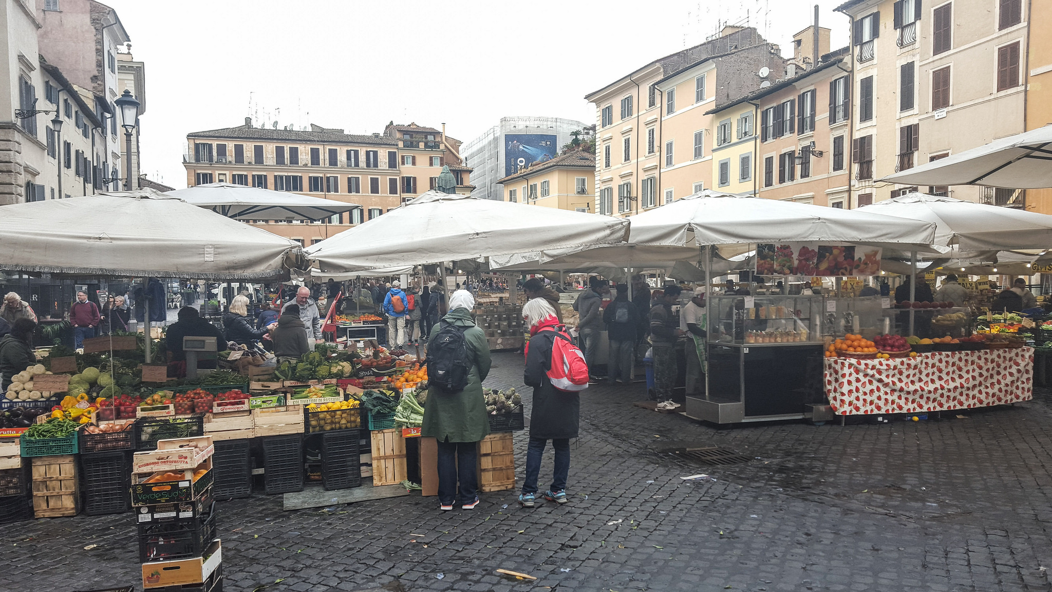 Campo De Fiori Market in Rome