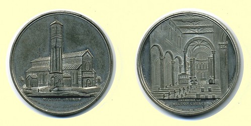 The Erection of Wilton Church medal