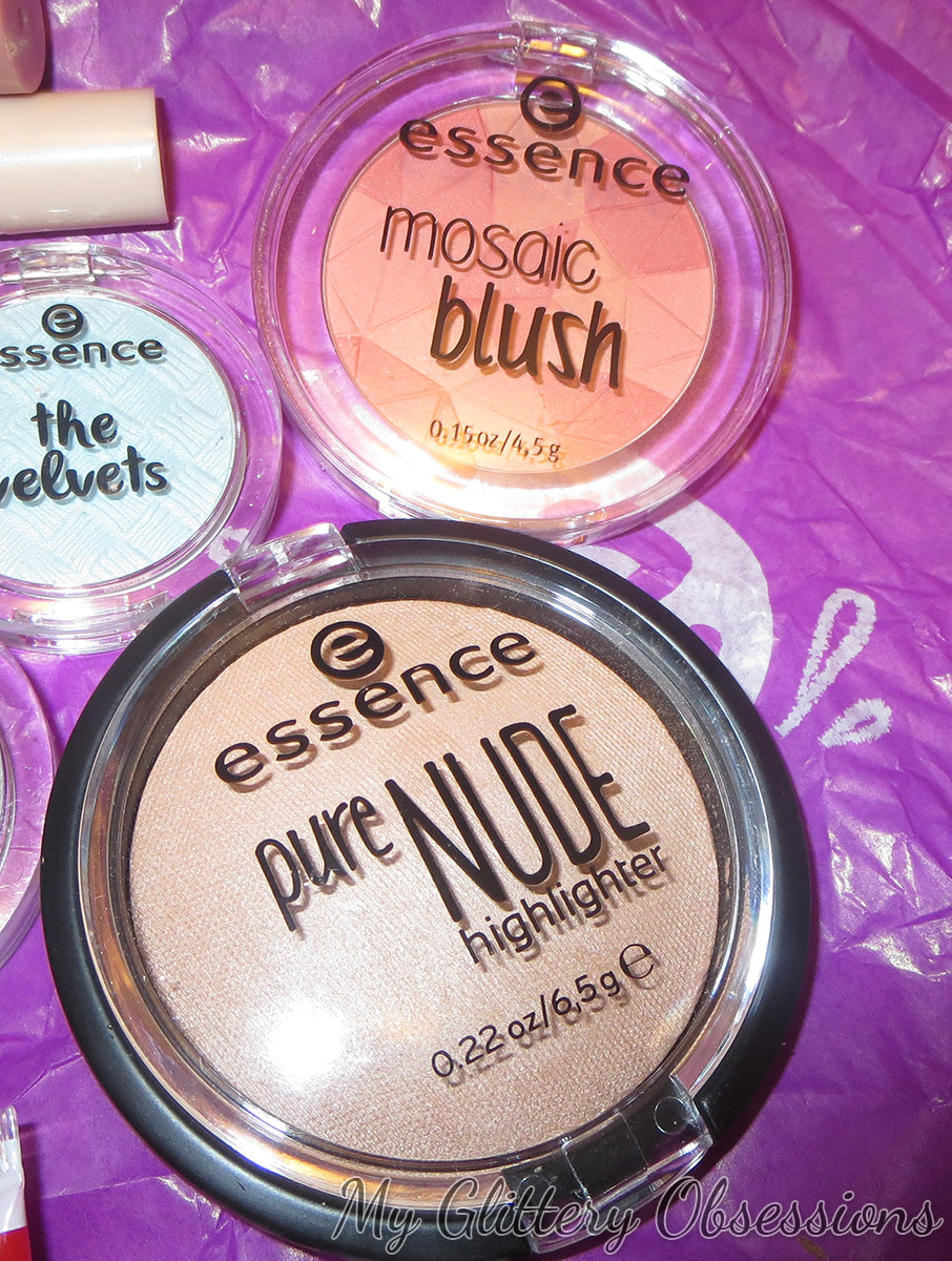 blush and highlighter