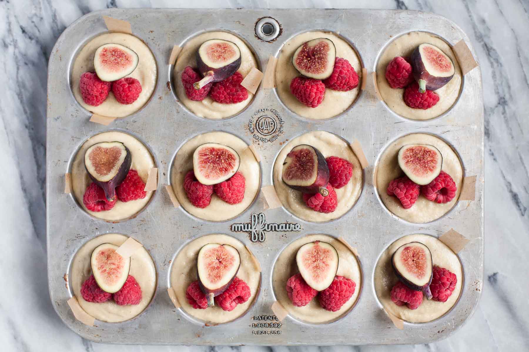 Vanilla Bean Cheesecakes with Figs and Raspberries