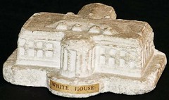 Macerated-Paper-Money-The-White-House--Model-of-the-White-House-made-from-macerated-paper-money-U.S.-currency