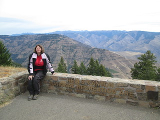 View from the Hells Canyon Overlook