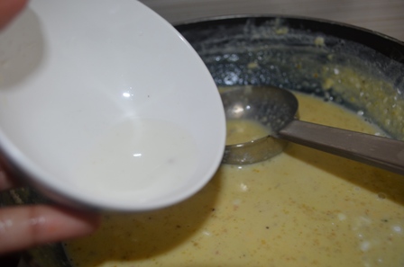 corn flour mixture