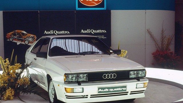 Audi quattro B2. Женевский автосалон 1980 года