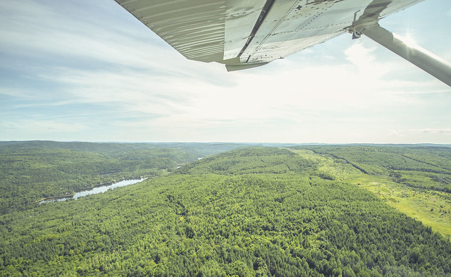 volar en hidroavión en Canadá