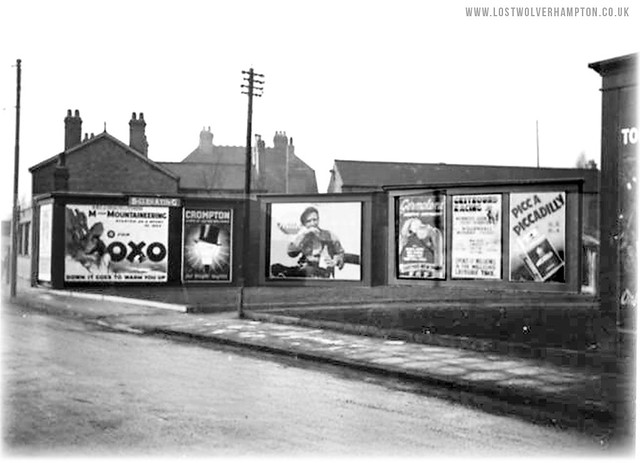 Further Billposters divide the passage way which went from the Baths at the rear of the houses in Tudor Road to the bus stop at that time.