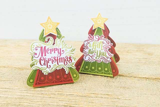 Fancy Pants Holiday Sentiments, Christmas Tree Change Up Box Die, Christmas Tree Change Up Stamps by Papertrey Ink
