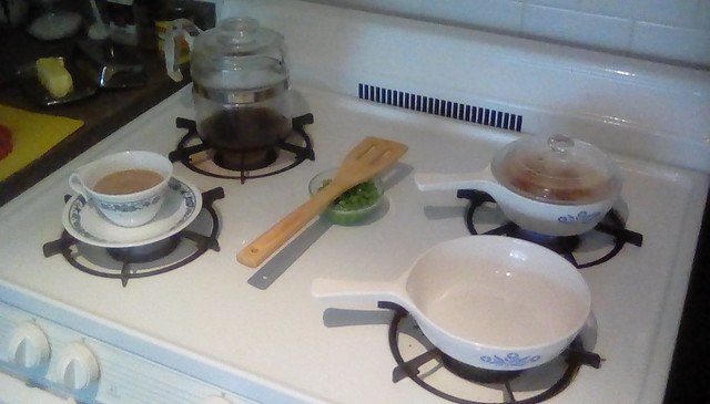 Making dinner