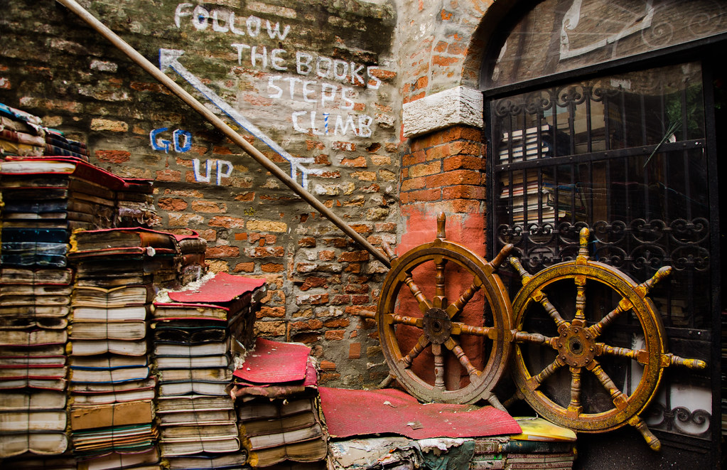 Inside Libreria Acqua Alta, Venice's Unique Bookstore - Our Escape Clause