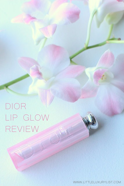 Dior Lip Glow and orchids
