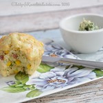Corn and Bacon Muffins with Herb Butter