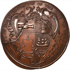 1756 Kittanning Destroyed Medal reverse
