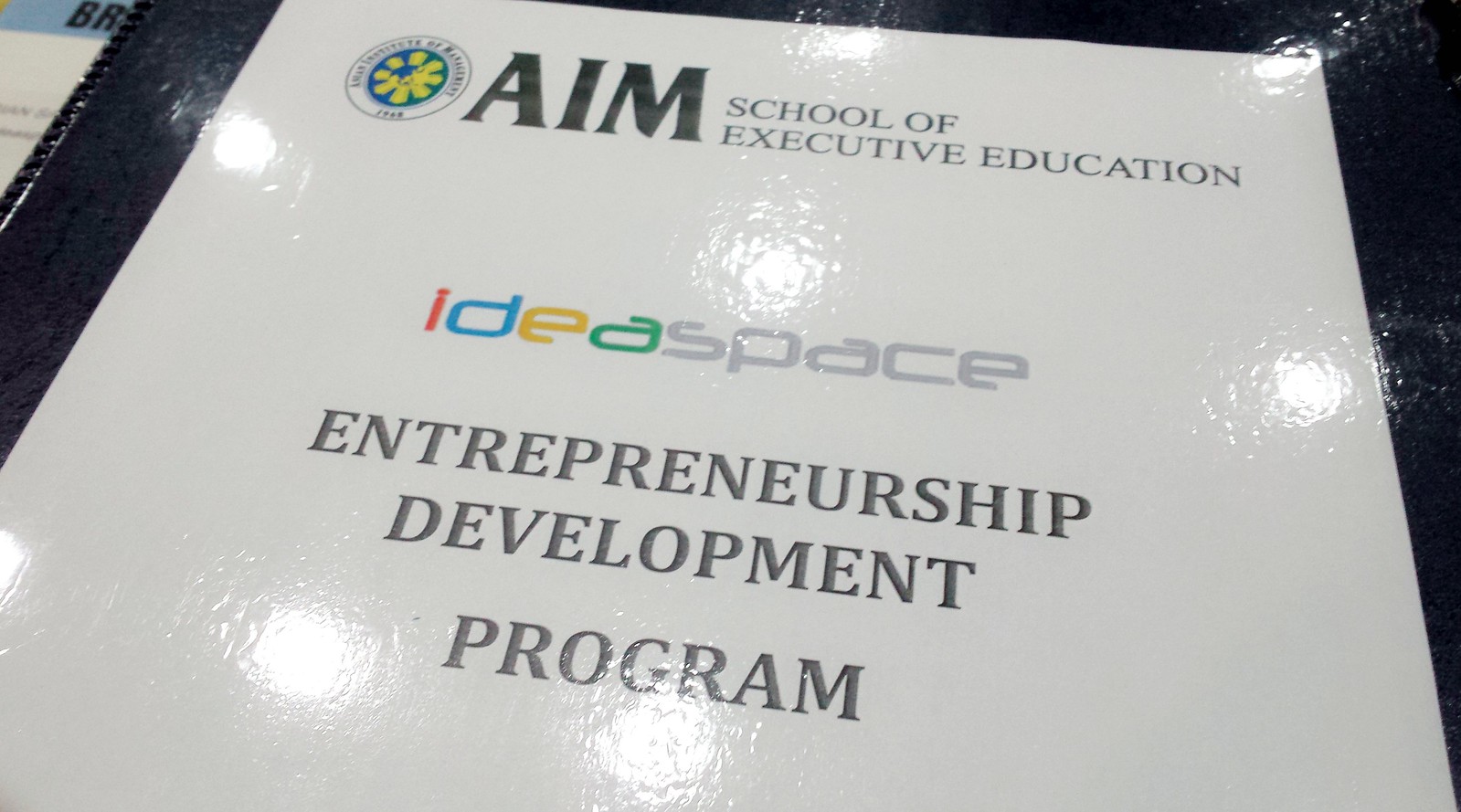 AIM - Ideaspace Entrepreneurship Development Program