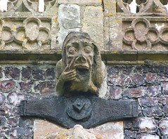 man holding his mouth open