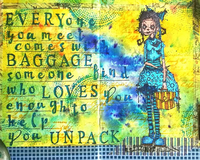 Mini Art Journal Excess Baggage
