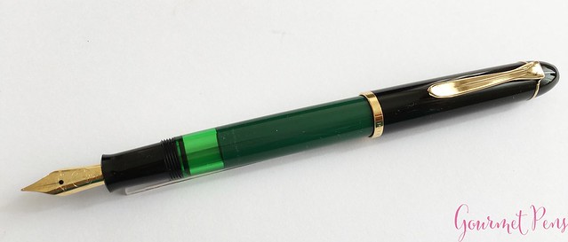 Review Pelikan M120 Green & Black Fountain Pen @couronneducomte 12