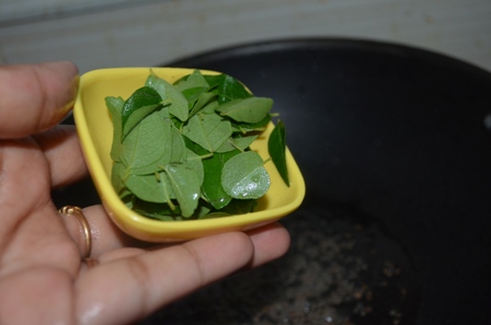 add curry leaves