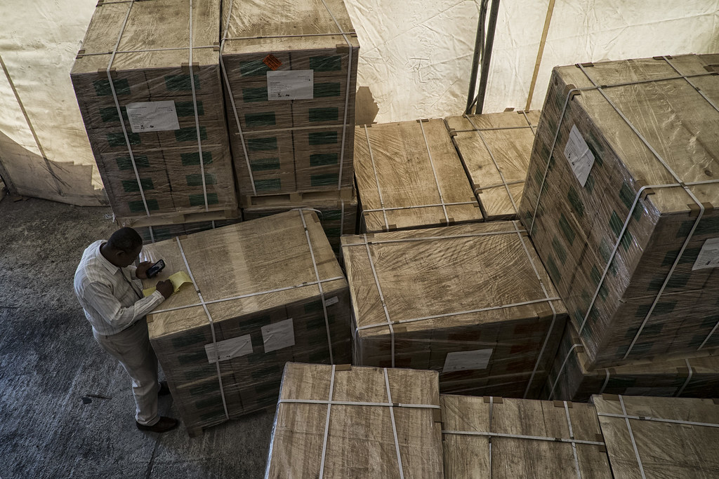 September 08, 2016 - Elections Materials Arrive in Port au Prince