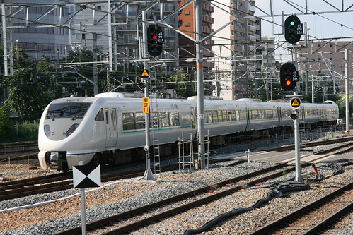 JR West 289 series in Shin-Osaka, Osaka, Osaka, Japan /July 18, 2016