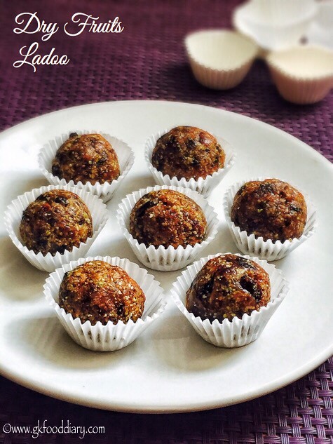 Dry Fruits Ladoo Recipe for Toddlers and Kids