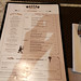 Museum Tavern - the menu