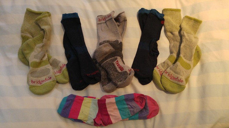 Hiking socks on a Camino Packing List