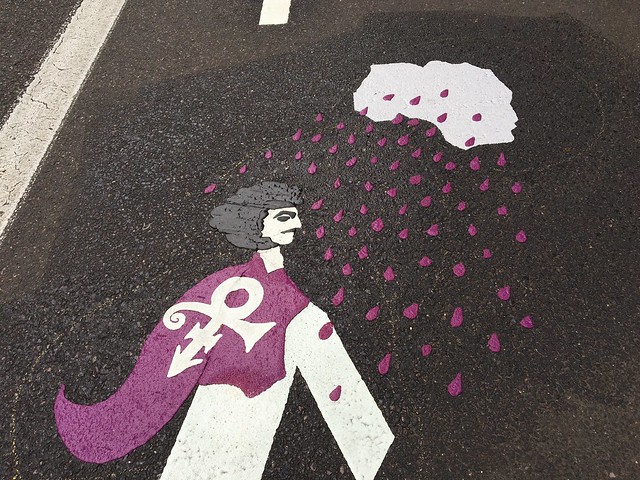 Prince bike lane symbol